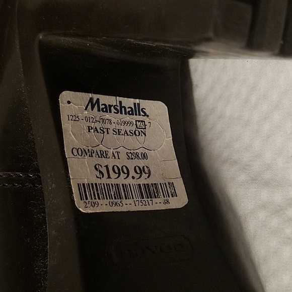 coach boots winter fall water proof quilted women's sz 8 1/2 B brown rain boot - Picture 8 of 15